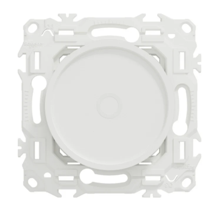Schneider Wiser Odace - variateur rotatif led connecté Zigbee blanc - 2 ou 3 fils S920513