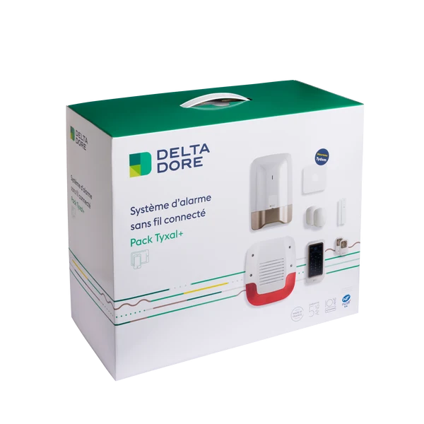 Pack alarme radio Tyxal + connectée - Delta Dore 6410192