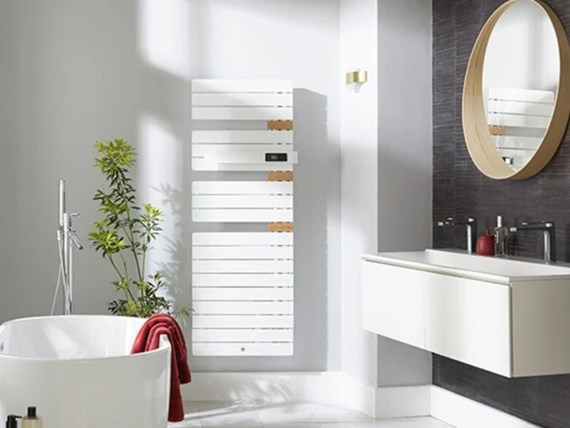 Thermor Sèche-serviettes Allure 3 mat à gauche 750W blanc satin 483240