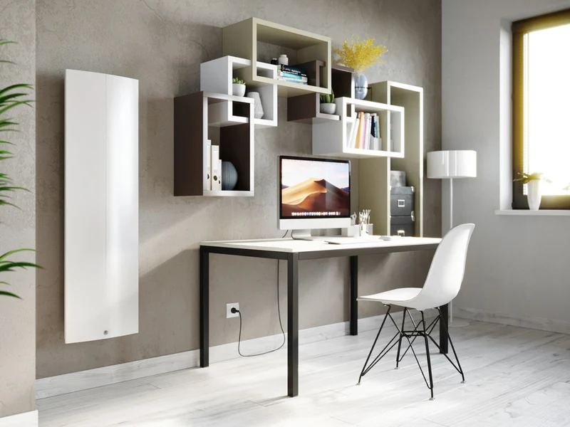 Radiateur électrique Tenerife 1000W - chaleur douce vertical blanc - Thermor 479317