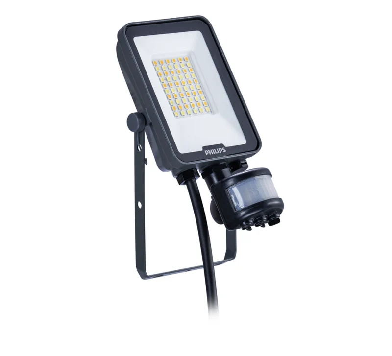 Projecteur LED extérieur 50W 6000lm avec détection - température 830-840-865 - Philips 736184