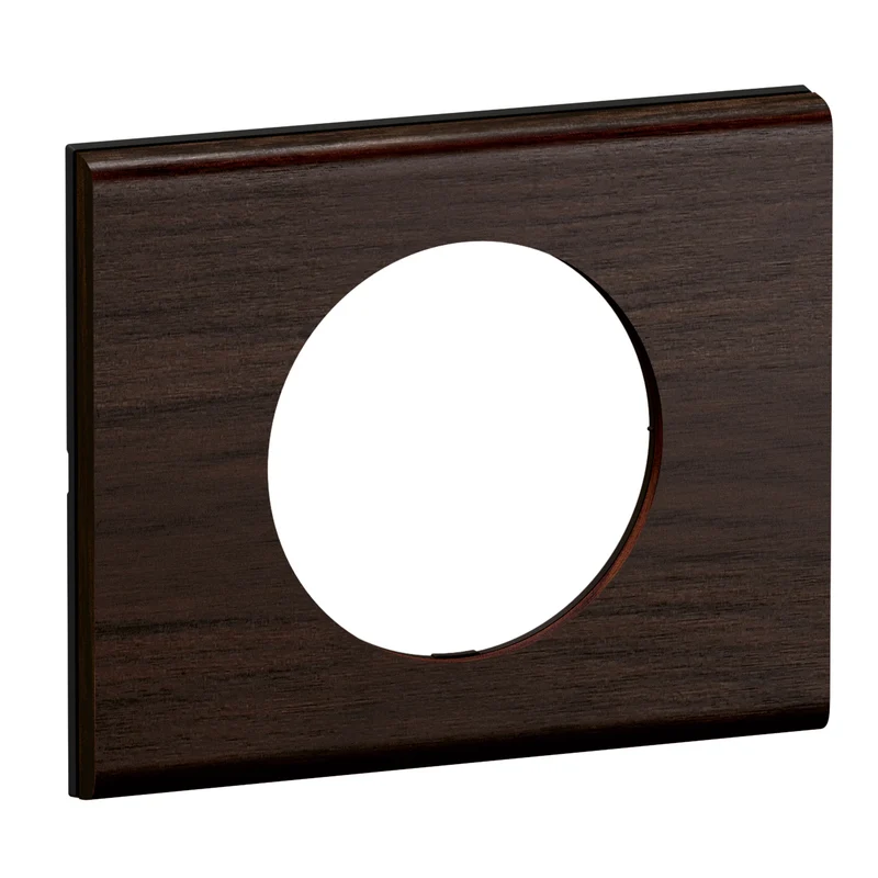Plaque de finition Céliane 1 poste - Frêne Wengué LEGRAND CP2501