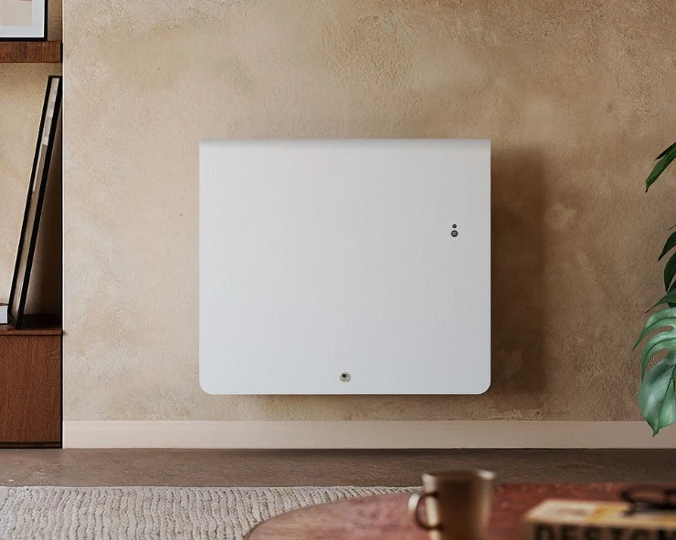 Radiateur électrique Equateur 5 - 1250W connecté inertie horizontale blanc - Thermor 428389