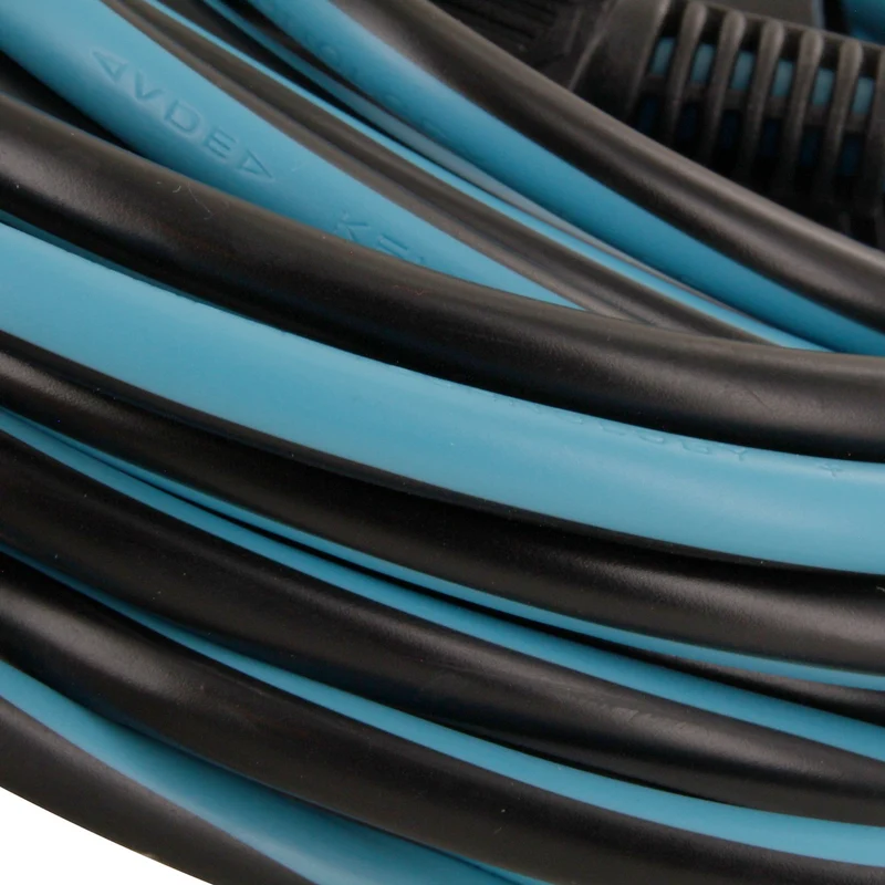 Chacon 20m Extension Cable - Blue/Black - Schuko Plug
