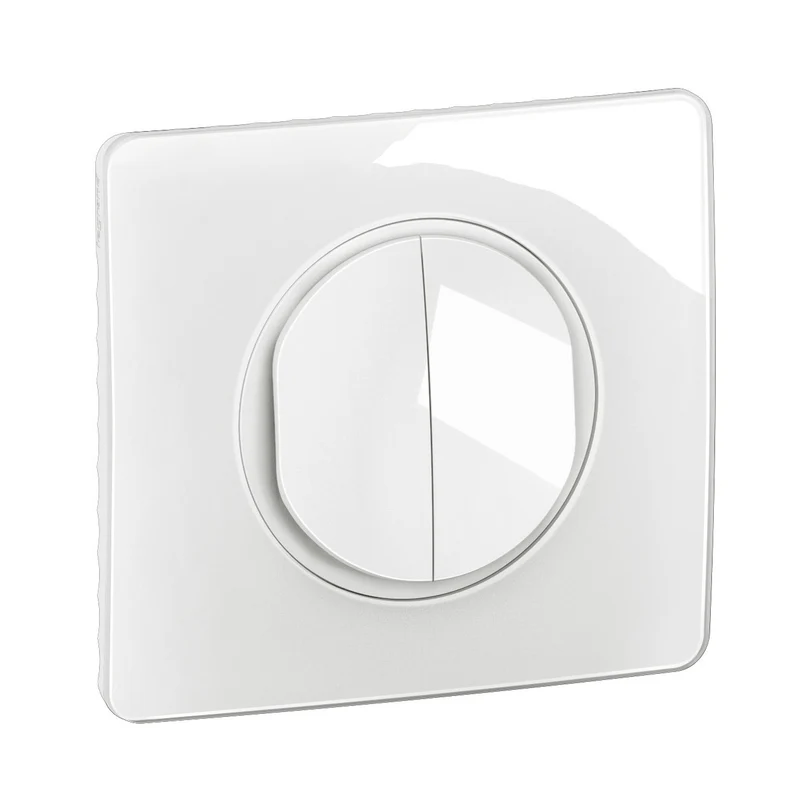 Legrand Céliane Interrupteur double va-et-vient blanc - complet