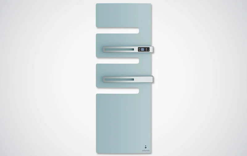 Sèche serviette électrique connecté Serenis Premium 1750W - mât à droite - Atlantic