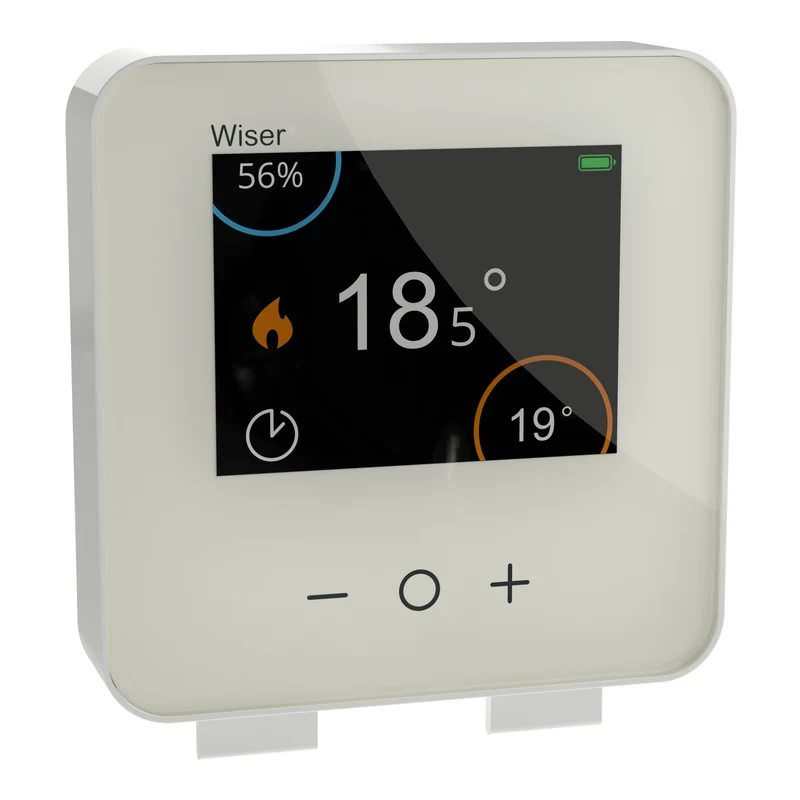 Wiser - Thermostat connecté sans fil radio Zigbee - Schneider CCTFR6400