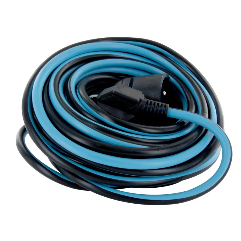 Extension cable - black / blue - 10m