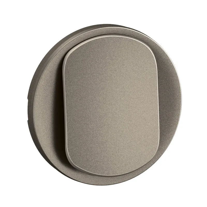 Enjoliveur interrupteur et va-et-vient Céliane - Titanium - LEGRAND CT0001