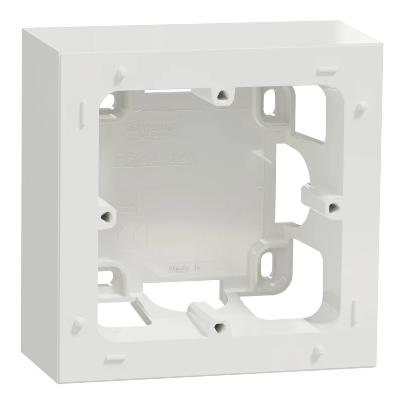 Boîte pour montage en saillie blanc 1 poste - Odace Schneider Electric S520762
