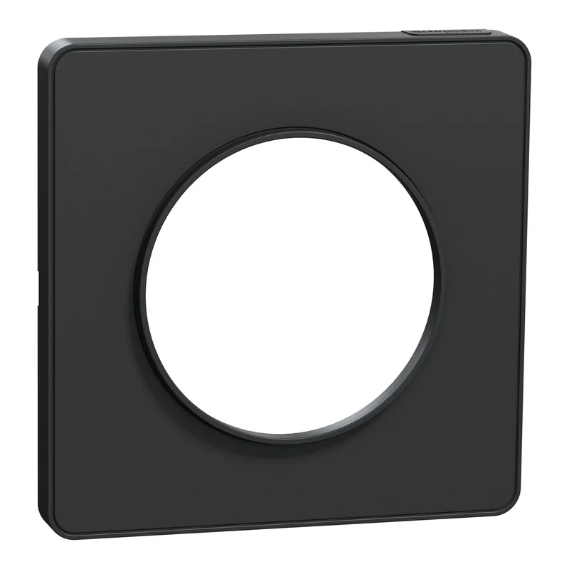 Odace Touch - plaque de finition 1 poste anthracite - Schneider S540802