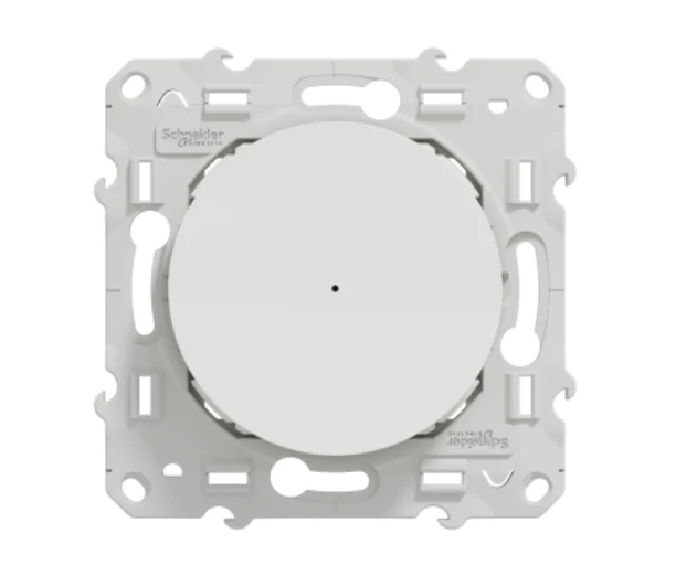 Wiser Odace - variateur poussoir - 2 fils - zigbee - blanc Schneider Electric S520522W