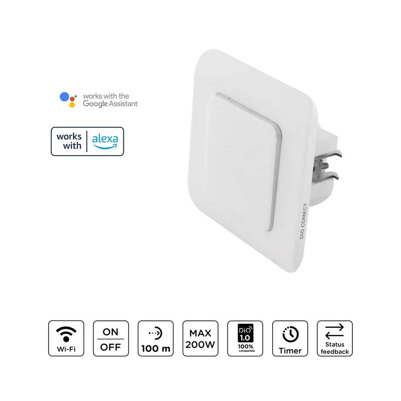 Kit of 2 Connected Light Switch -DiO Connect