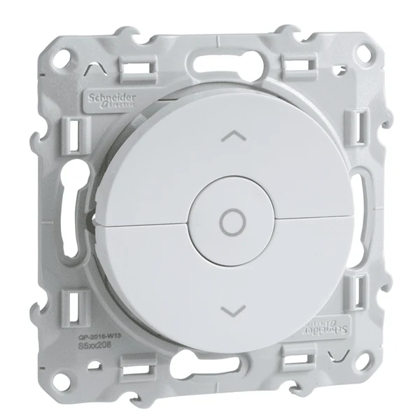 Schneider Odace interrupteur volets roulants blanc - S520208