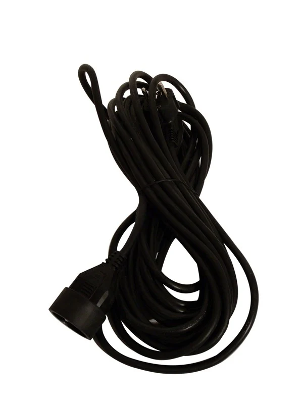 Extension cable - black - 10m
