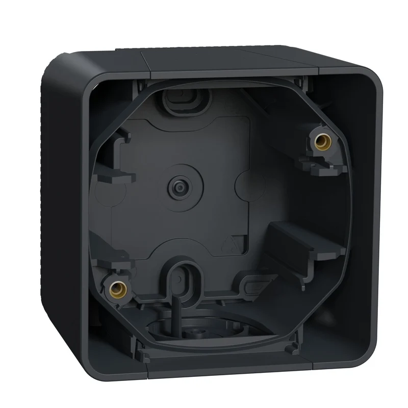 Boîte 1 poste - Mureva Styl gris - IP55 saillie - Schneider MUR37911