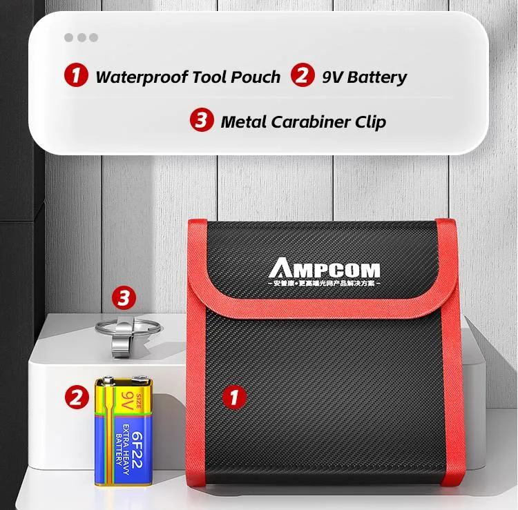 AMPCOM Network Cable Tester for RJ45 Ethernet & RJ11 Telephone Line Testing