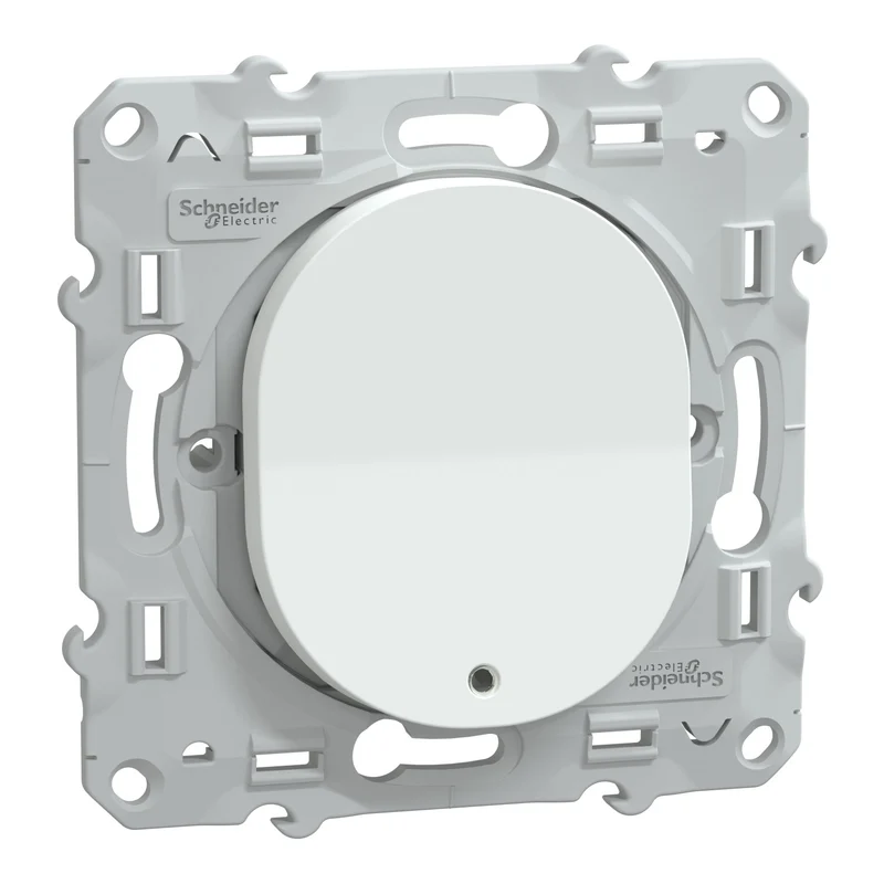 Schneider Ovalis interrupteur va et vient à voyant lumineux blanc - S320263