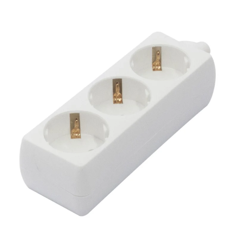 Block 3 x 16 A no cable - white (SCH)