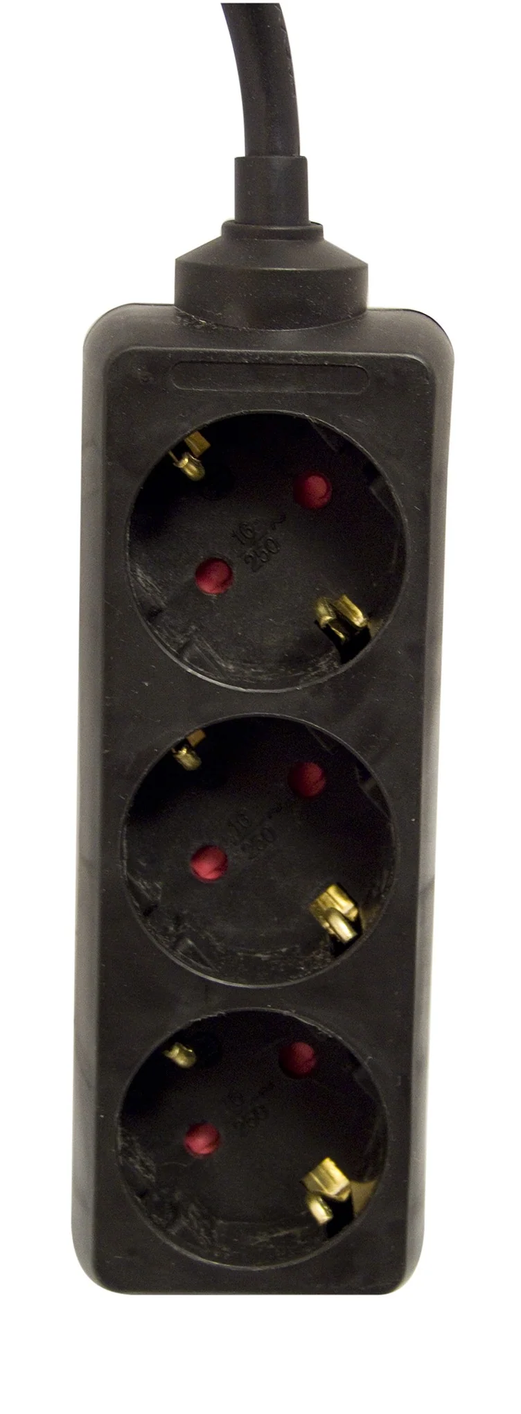 Power strip 3 x 16 A - 3 m - Black (SCH)
