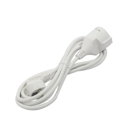 Extension lead - white - 3m (SCH)