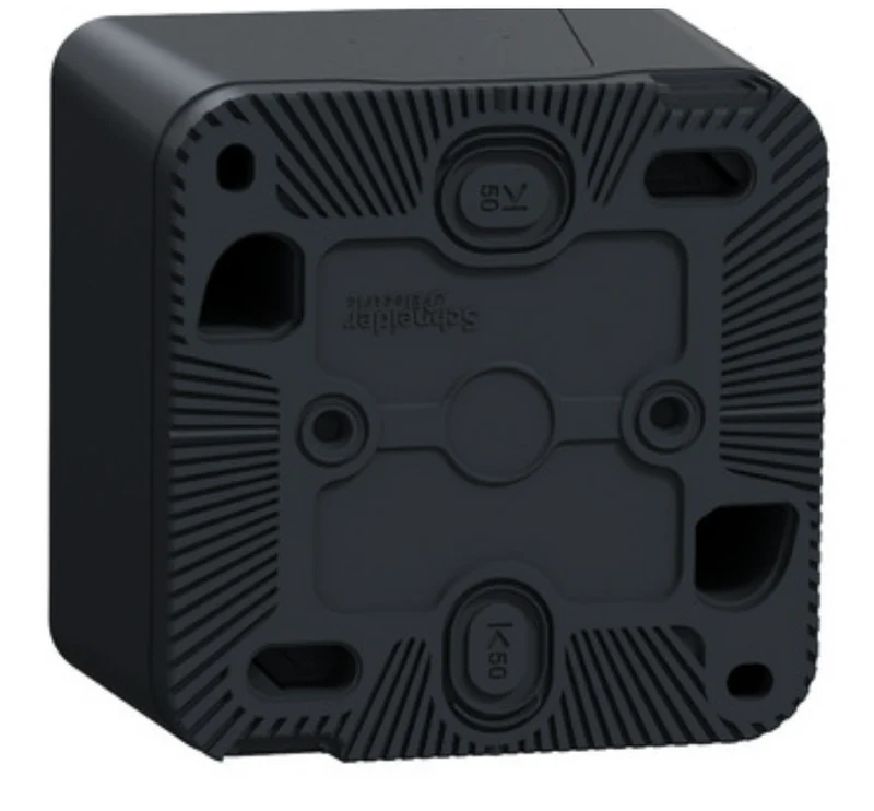 Va et vient étanche saillie Mureva Styl - IP55 gris complet - Schneider MUR35021