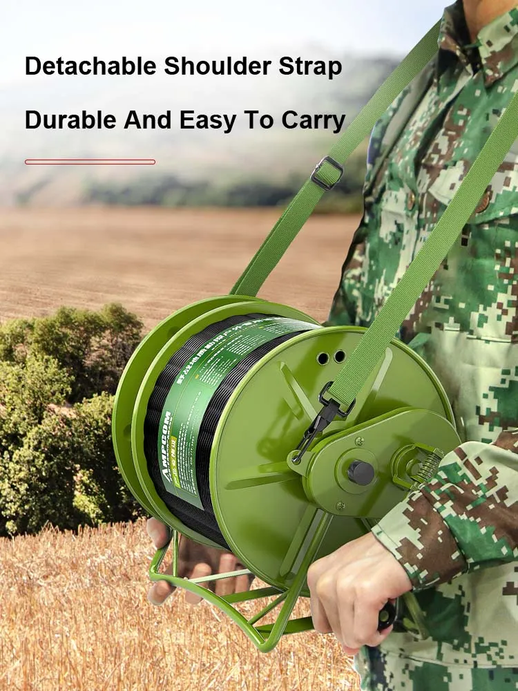AMPCOM Field Cable Laydown Cart Efficient Field Cable Laydown Cart