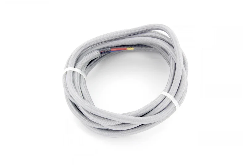 Grey fabric cable 3 m