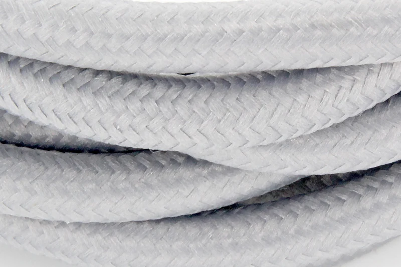 Grey fabric cable 3 m