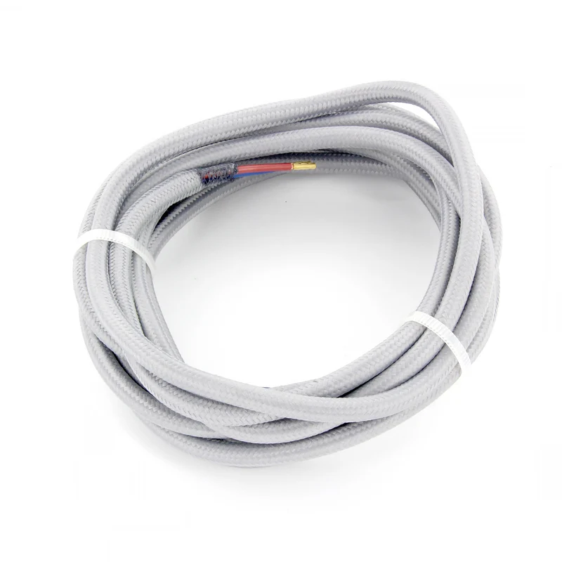 Grey fabric cable 3 m