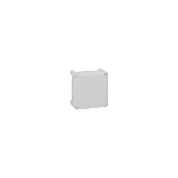 Boîte carrée étanche plexo gris 130x130x74 mm LEGRAND 092034