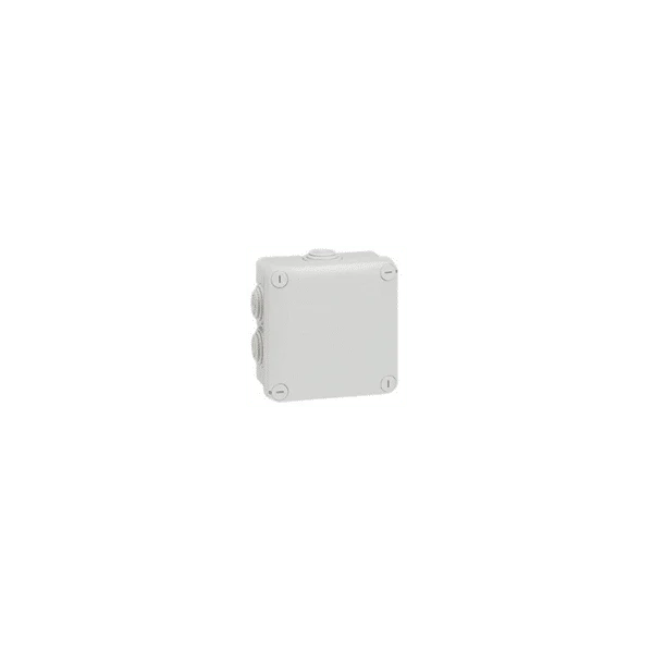 Boîte carrée étanche plexo gris 105x105x55 mm LEGRAND 092022