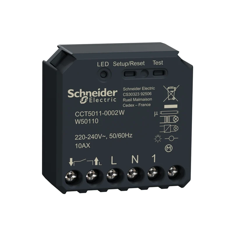 Wiser - micromodule interrupteur lumineux pour éclairage - ZigBee - Schneider CCT5011-0002W
