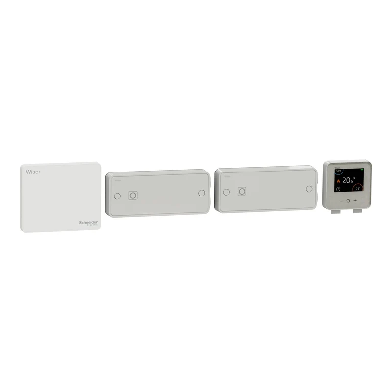 Kit thermostat connecté Wiser pour radiateurs électriques - Schneider CCTFR6905G2