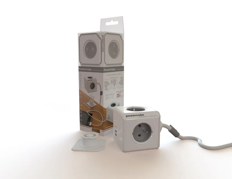 PowerCube 3 x 16 A + 2 x USB - 1.5 m