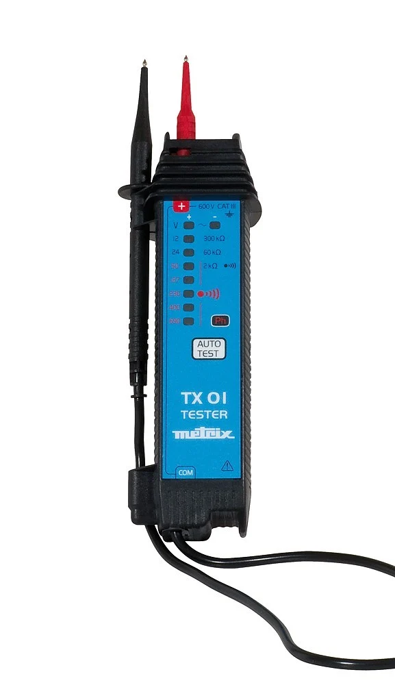 Testeur de tension et de continuité à Led TX01 - Chauvin Arnoux TX0001-Z
