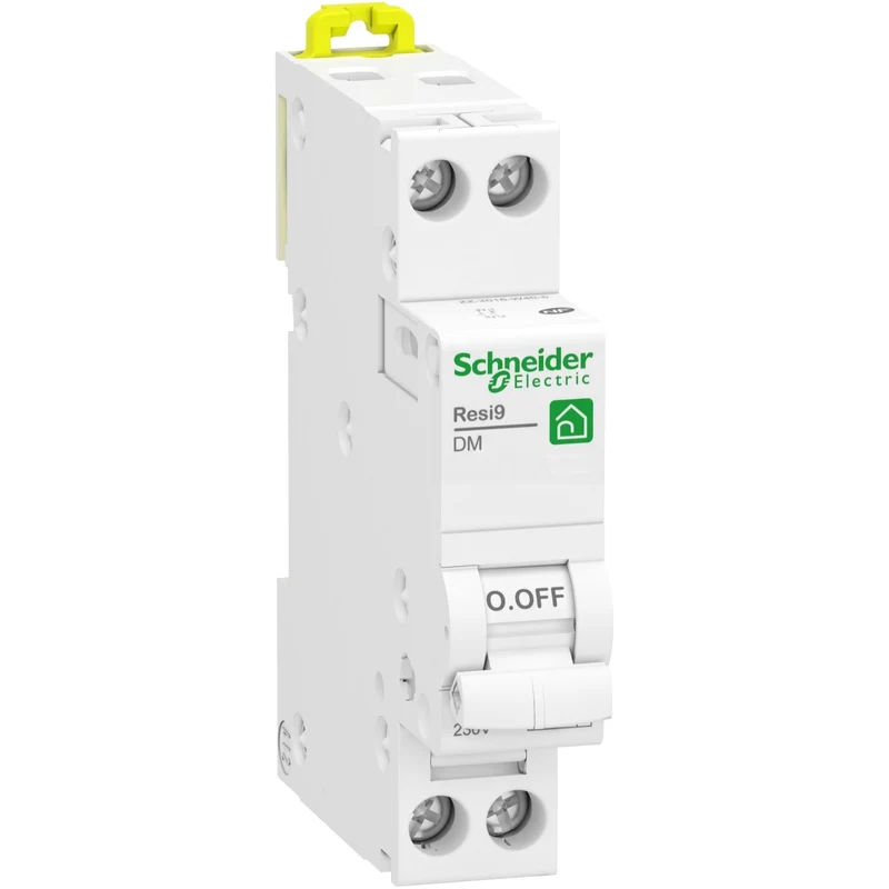 Resi9 - disjoncteur modulaire - 1P+N - 6A - courbe C peignable - Schneider Electric R9PFC606