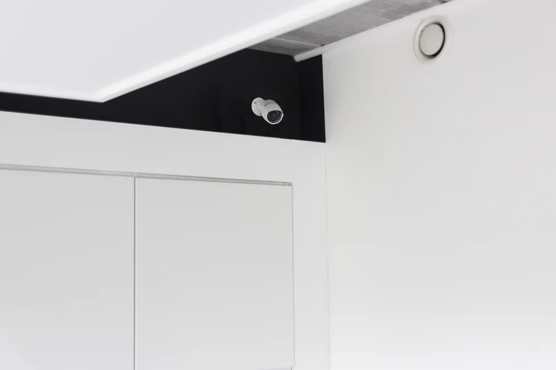 Dummy dome camera outdoor with LED - Aluminium