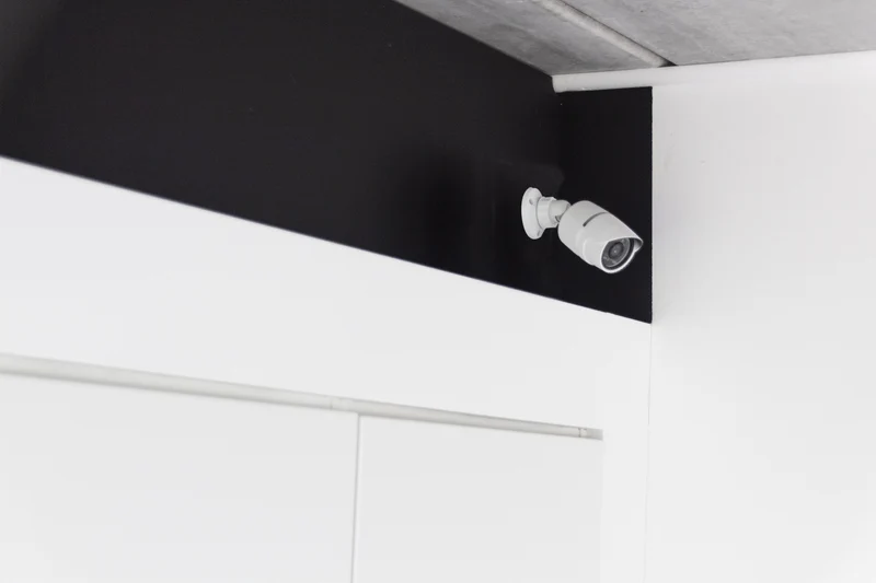 Dummy dome camera outdoor with LED - Aluminium