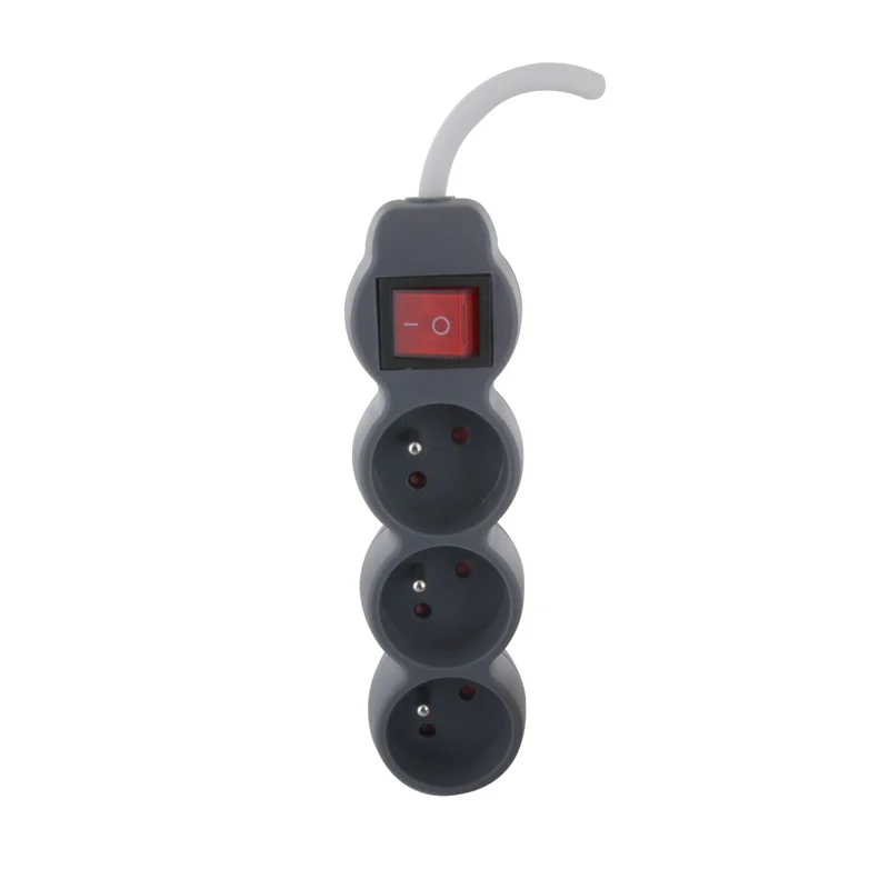 Power strip 3 x 16 A - 1.5 m - White/Grey