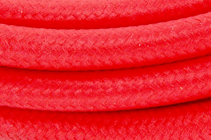 Fabric cable 3 m - Red