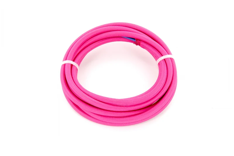 Fabric cable - 3 m - Pink