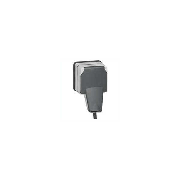 Prise à volet 2P+T 16A Plexo Gris LEGRAND 090465