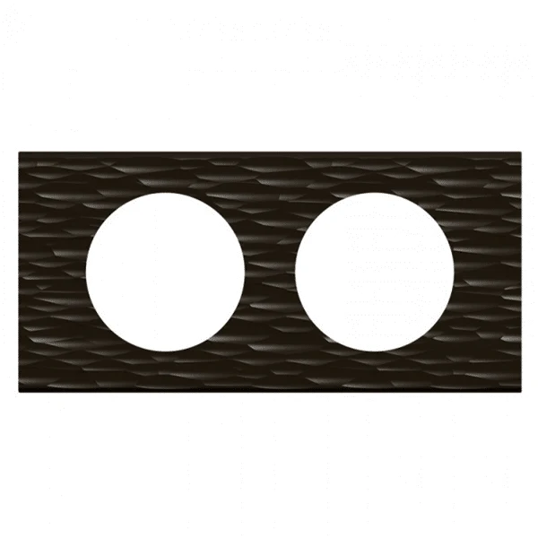 Céliane plaque matière 2 postes Corian® Gougé 069022