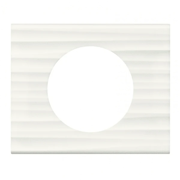 Céliane plaque matière 1 poste Corian® Cannelé - Legrand 069011
