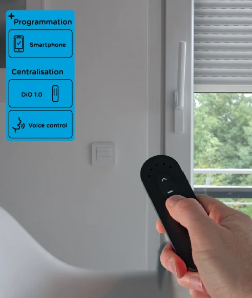 Wireless and connected shutter centralization kit