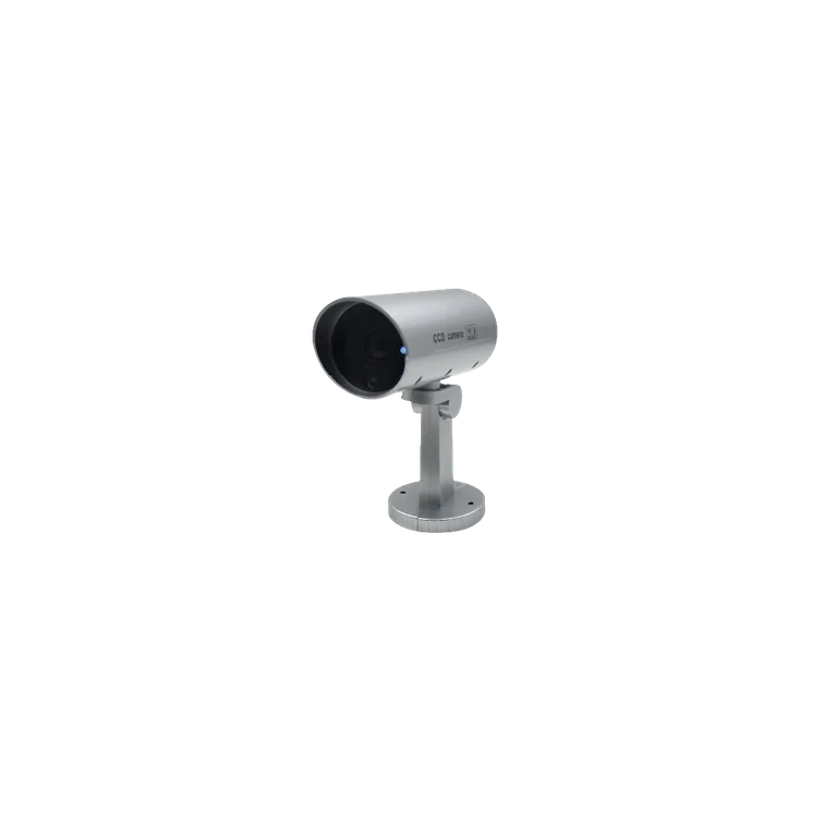 Rotating dummy camera with motion sensor and blue LED