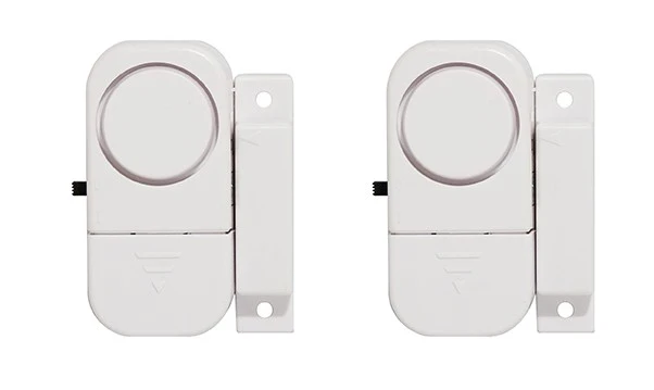 Set of 2 mini intrusion alarms and entry alarms