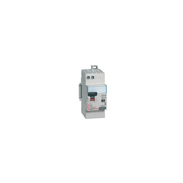 LEGRAND disjoncteur différentiel DX³ 4500 vis/auto U+N 230V 40A Type AC 30 mA 6 kA Courbe C 2 modules 410721