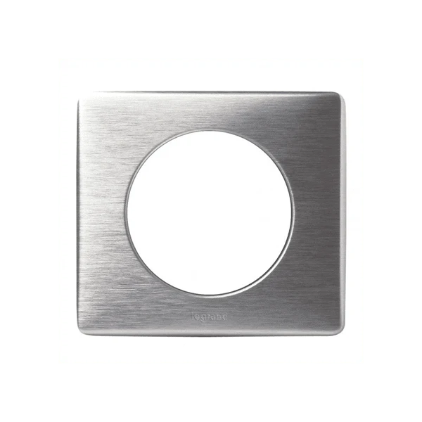 Céliane plaque anodisée 1 poste Aluminium - Legrand 068921